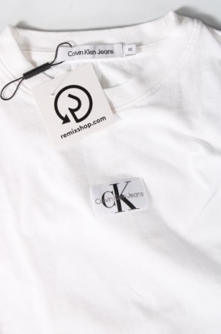 Tricou de femei Calvin Klein Jeans, Mărime XS, Culoare Alb, Preț 164,47 Lei
