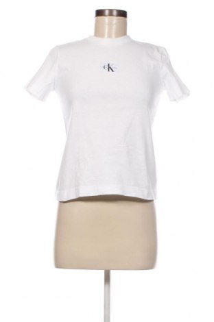 Дамска тениска Calvin Klein Jeans, Размер XS, Цвят Бял, Цена 32,50 лв.