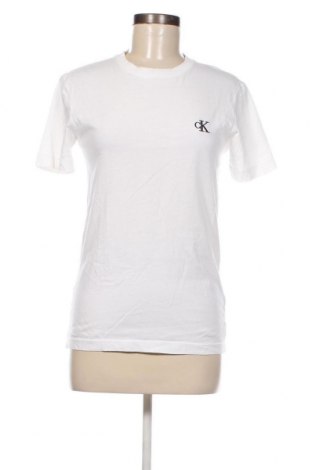 Damen T-Shirt Calvin Klein Jeans, Größe S, Farbe Weiß, Preis € 34,79