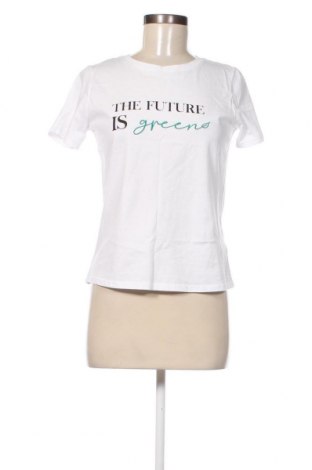 Γυναικείο t-shirt Camaieu, Μέγεθος S, Χρώμα Λευκό, Τιμή 6,60 €