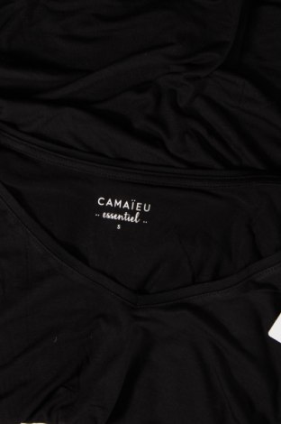 Tricou de femei Camaieu, Mărime S, Culoare Negru, Preț 69,08 Lei