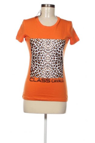 Дамска тениска Cavalli Class, Размер S, Цвят Оранжев, Цена 108,81 лв.