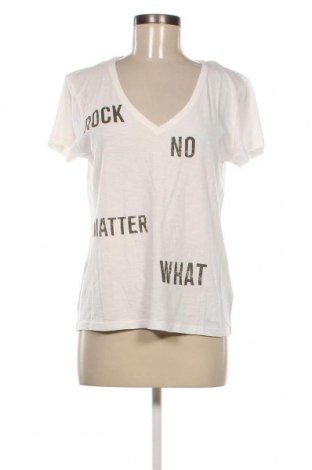 Γυναικείο t-shirt IKKS, Μέγεθος M, Χρώμα Λευκό, Τιμή 25,94 €