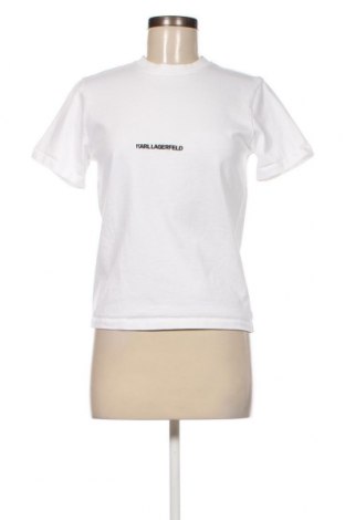 Damen T-Shirt Karl Lagerfeld, Größe XS, Farbe Weiß, Preis 57,29 €