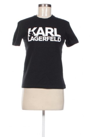 Дамска тениска Karl Lagerfeld, Размер XS, Цвят Черен, Цена 108,81 лв.