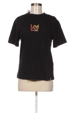 Γυναικείο t-shirt Lee, Μέγεθος S, Χρώμα Μαύρο, Τιμή 29,00 €