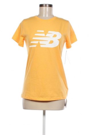 Damski T-shirt New Balance, Rozmiar S, Kolor Żółty, Cena 149,96 zł