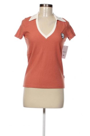 Damen T-Shirt RVCA, Größe XS, Farbe Orange, Preis 17,01 €