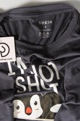 Damen T-Shirt SHEIN, Größe S, Farbe Grau, Preis 6,65 €