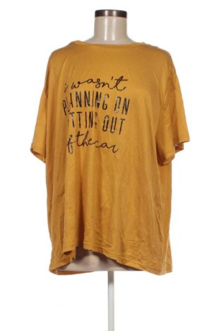 Damen T-Shirt SHEIN, Größe 4XL, Farbe Beige, Preis 9,05 €