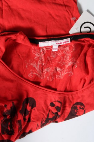 Дамска тениска Tally Weijl, Размер S, Цвят Червен, Цена 24,70 лв.