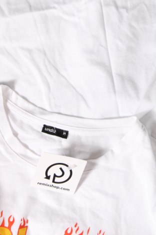Γυναικείο t-shirt Undiz, Μέγεθος M, Χρώμα Λευκό, Τιμή 4,93 €