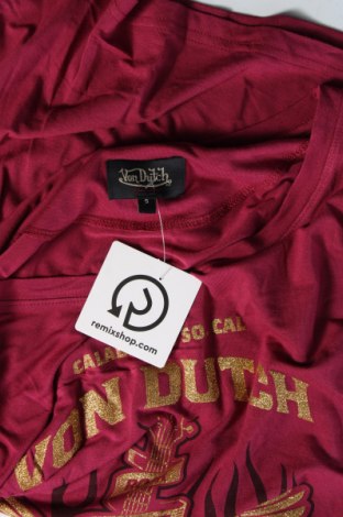 Γυναικείο t-shirt Von Dutch, Μέγεθος S, Χρώμα Ρόζ , Τιμή 29,90 €