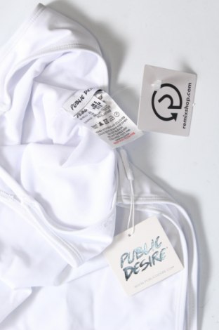 Damen-Badeanzug Public Desire, Größe XS, Farbe Weiß, Preis € 4,70