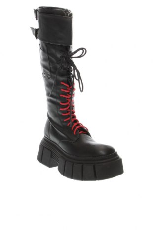 Γυναικείες μπότες Bershka, Μέγεθος 37, Χρώμα Μαύρο, Τιμή 47,94 €