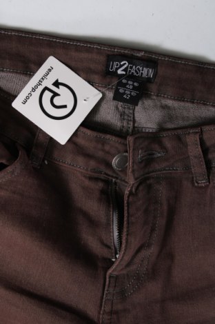 Damskie jeansy Up 2 Fashion, Rozmiar M, Kolor Brązowy, Cena 67,41 zł
