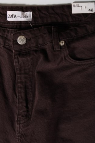 Dámské džíny  Zara, Velikost XL, Barva Hnědá, Cena  783,00 Kč