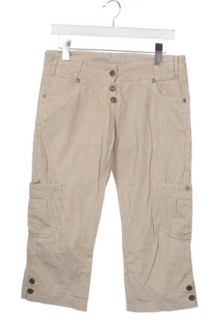 Pantaloni de velvet de femei, Mărime L, Culoare Bej, Preț 13,32 Lei