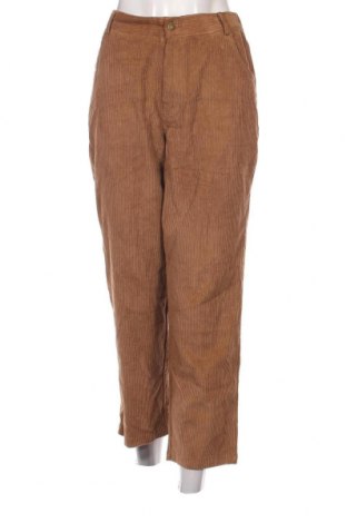 Pantaloni de velvet de femei, Mărime M, Culoare Bej, Preț 28,62 Lei