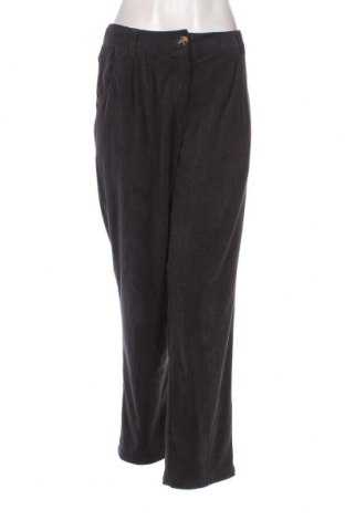 Pantaloni de velvet de femei, Mărime L, Culoare Gri, Preț 21,94 Lei