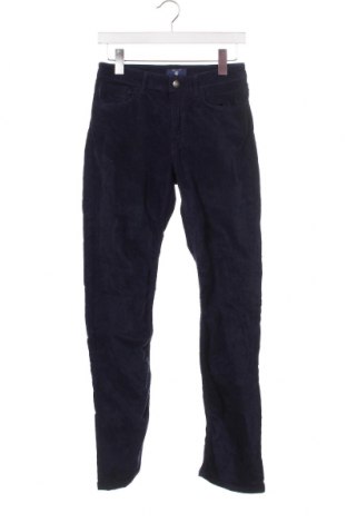 Pantaloni de velvet de femei Gant, Mărime M, Culoare Albastru, Preț 80,52 Lei