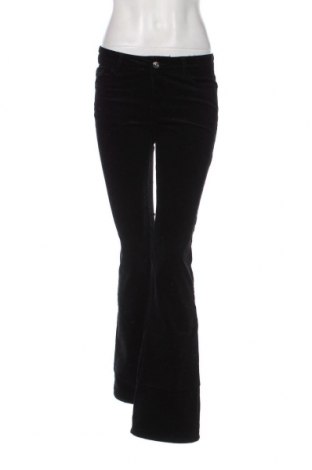 Pantaloni de velvet de femei H&M Divided, Mărime S, Culoare Negru, Preț 104,18 Lei