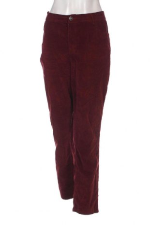 Pantaloni de velvet de femei Himmelblau by Lola Paltinger, Mărime XL, Culoare Roșu, Preț 30,52 Lei