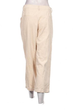 Pantaloni de velvet de femei Ichi, Mărime M, Culoare Ecru, Preț 95,39 Lei