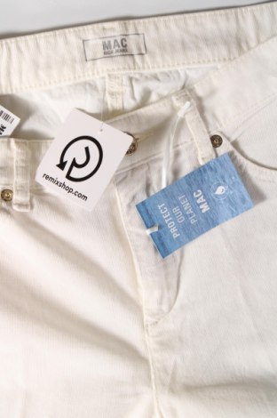 Γυναικείο κοτλέ παντελόνι Mac, Μέγεθος M, Χρώμα Λευκό, Τιμή 15,05 €
