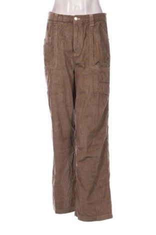 Pantaloni de velvet de femei Petrolio, Mărime M, Culoare Maro, Preț 95,39 Lei