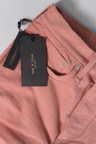 Pantaloni de velvet de femei Rag & Bone, Mărime S, Culoare Roz, Preț 228,32 Lei