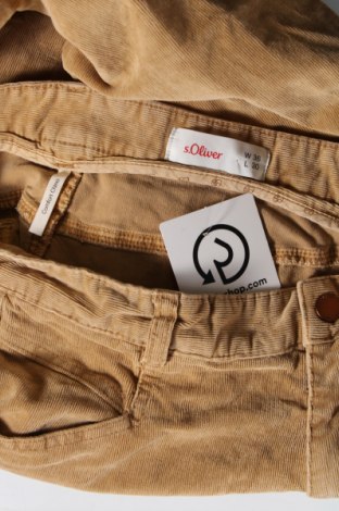 Γυναικείο κοτλέ παντελόνι S.Oliver, Μέγεθος M, Χρώμα Καφέ, Τιμή 4,31 €