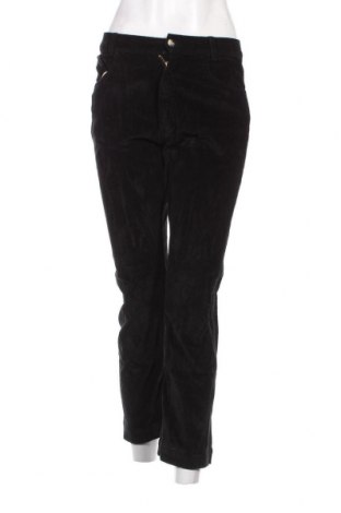 Pantaloni de velvet de femei Trussardi, Mărime M, Culoare Negru, Preț 31,22 Lei