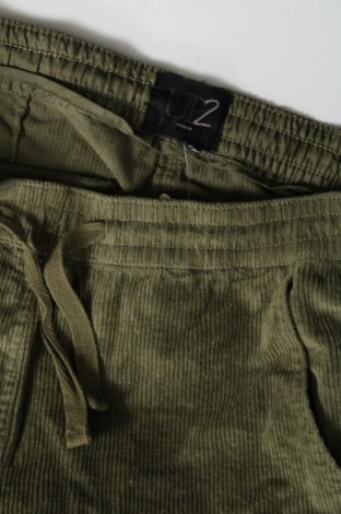 Γυναικείο κοτλέ παντελόνι Up 2 Fashion, Μέγεθος L, Χρώμα Πράσινο, Τιμή 6,64 €