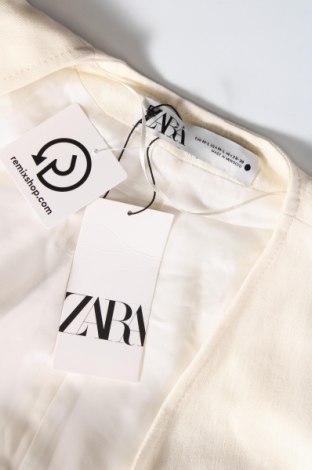 Γυναικείο γιλέκο Zara, Μέγεθος L, Χρώμα Εκρού, Τιμή 33,40 €