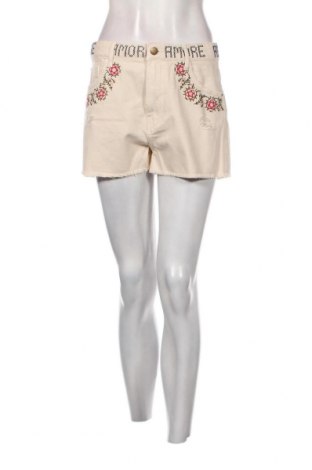 Damen Shorts Desigual, Größe M, Farbe Ecru, Preis 25,24 €