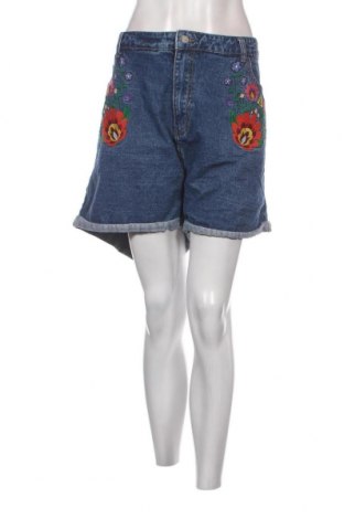 Γυναικείο κοντό παντελόνι Glamorous, Μέγεθος 4XL, Χρώμα Μπλέ, Τιμή 8,17 €