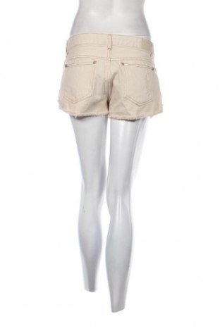 Pantaloni scurți de femei Pull&Bear, Mărime M, Culoare Ecru, Preț 48,47 Lei