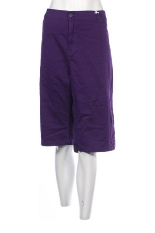 Дамски къс панталон Rockmans, Размер 4XL, Цвят Лилав, Цена 27,36 лв.