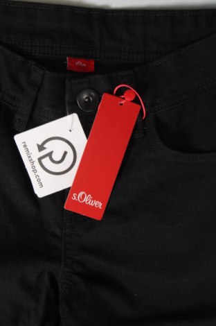 Дамски къс панталон S.Oliver, Размер XS, Цвят Черен, Цена 16,56 лв.