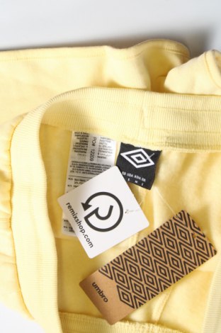 Γυναικείο κοντό παντελόνι Umbro, Μέγεθος S, Χρώμα Κίτρινο, Τιμή 6,70 €