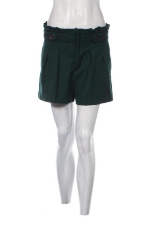 Pantaloni scurți de femei Zara Trafaluc, Mărime S, Culoare Verde, Preț 21,81 Lei