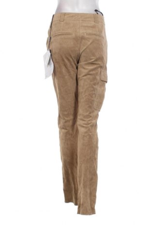 Γυναικείο παντελόνι δερμάτινο Apart, Μέγεθος M, Χρώμα  Μπέζ, Τιμή 248,66 €