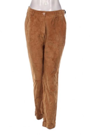 Γυναικείο παντελόνι δερμάτινο Apart, Μέγεθος M, Χρώμα Καφέ, Τιμή 57,19 €