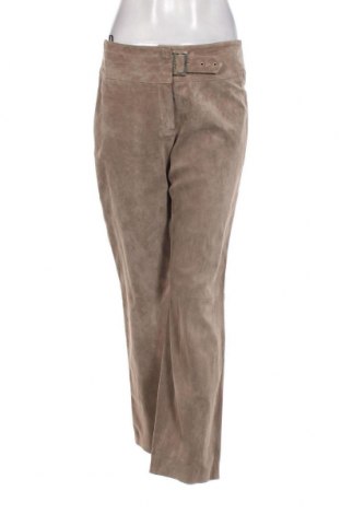 Дамски кожен панталон Betty Barclay, Размер M, Цвят Бежов, Цена 84,42 лв.