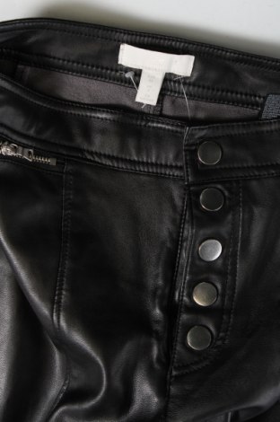 Dámské kožené kalhoty  H&M, Velikost XS, Barva Černá, Cena  66,00 Kč