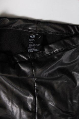 Pantaloni de piele pentru damă H&M, Mărime M, Culoare Negru, Preț 18,12 Lei