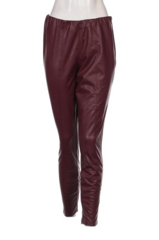 Pantaloni de piele pentru damă Laura Torelli, Mărime M, Culoare Roșu, Preț 32,43 Lei
