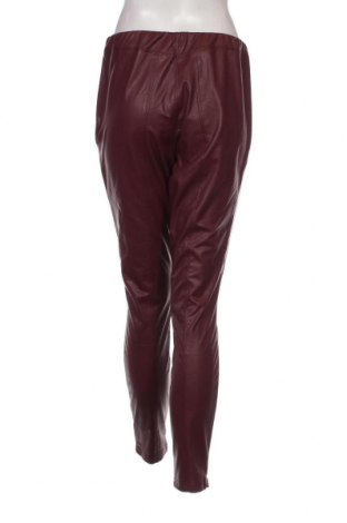 Pantaloni de piele pentru damă Laura Torelli, Mărime M, Culoare Roșu, Preț 32,43 Lei