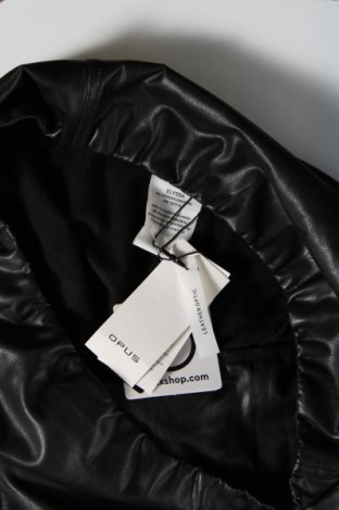 Γυναικείο παντελόνι δερμάτινο Opus, Μέγεθος L, Χρώμα Μαύρο, Τιμή 13,55 €